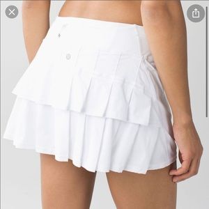 LuLuLemon White Skirt